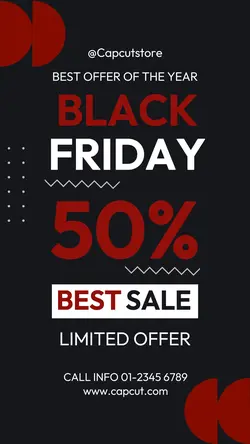 Black Friday Promotion Instagram Post