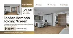 Furniture Sliding Partition Promotion Facebook App Ad