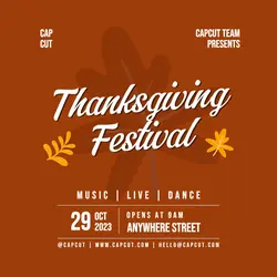 Thanksgiving Festival Template