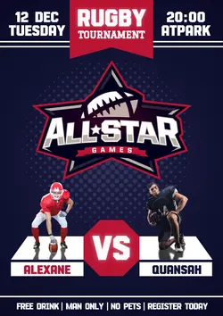 Ruby Sport Event Poster