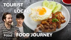 Tourist VS Local Food Journey Youtube Thumbnail