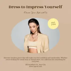 Clothing & Shoes Menu