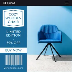Chair Wooden Promo Instagram Post