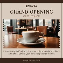 Food Grand Opening Instagram Post