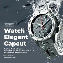 White Gray Minimalist Electronic Watch Product Display Instagram Post