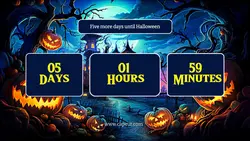 Halloween Countdown Twitter Post