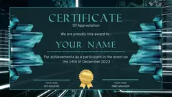 Certificate YouTube Thumbnail