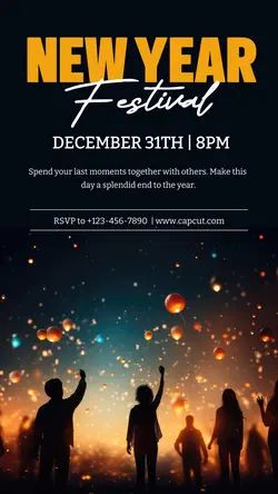 Other Industries New Year  Party Instagram Story