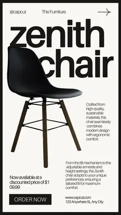 Furniture Product Order Now Tiktok Post