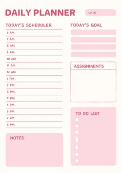 Education Daily planner Show (cc web)