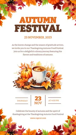 Autumn Festival Instagram Story