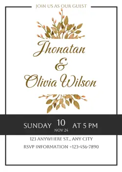 Invitation Wedding
