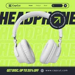 Headphone Promotion Instagram Post