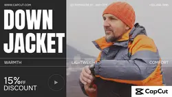 Clothing & Shoes Down jacket clothing Sales promot