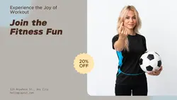 Workout & Fitness Invitation