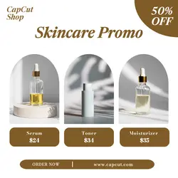 Skincare Promo Display Product Instagram Post