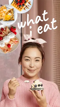 What I Eat Diet Sharing Vlog Youtube Thumbnail 9:16