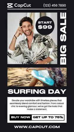 Beach Fashion Promotion Instastory