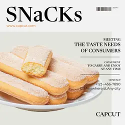 Foods & Beverage Snacks Show Minimalist