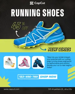 Running Shoes Promotion Instagram Post
