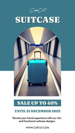 Fashion Suitcase Promotion Instagram Story