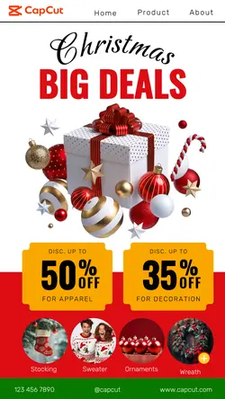 Christmas Big Deals Promotion Instagram Story