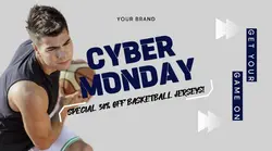 Fashion Jersey Sale Facebook Ad Cyber Monday  