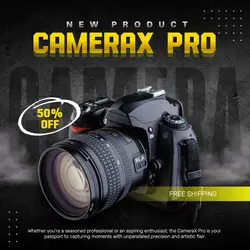E-commerce Electronics - Hero Image - Camera