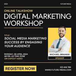 Digital Marketing Talkshow Instagram Post