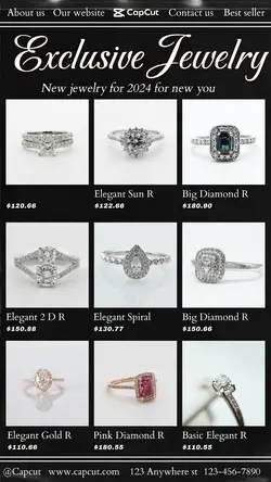 Fashion Exclusive Jewelry For 2024 Product Display Instagram Stories 