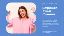 Education and training Recruitment