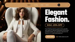 Elegant Fashion Promotion Website