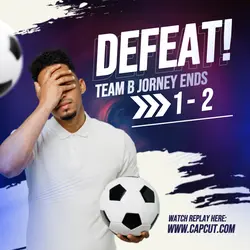 Sports Template - Soccer Defeat