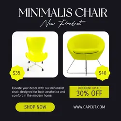 Chair Promotion Instagram Post