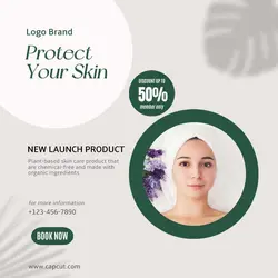 Skincare Product Launch Instagram Post