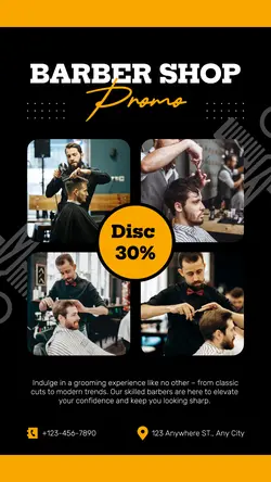 Barber Promotion Instagram Story