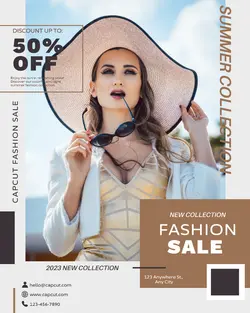 Fashion Industry Fashion Sale Summer Collection Promotion