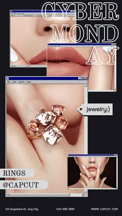 Jewelry Product display rings Minimalist
