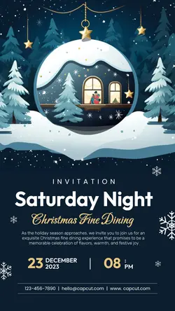 Other Industries Christmas Dinner Invitation