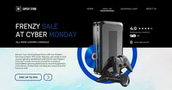 Cyber Monday Gaming Console Facebook Ad