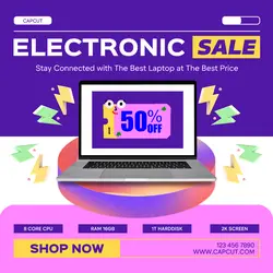Laptop Electronic Sale Instagram Story Post