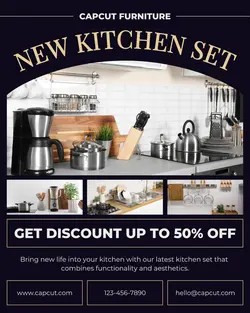 Kitchen Set Promotion Instagram Portrait