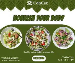 Food and Beverage Advertisement Poster