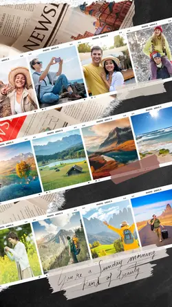 Non-marketing Photo Collage traveling