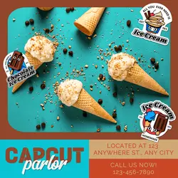 Ice Cream Parlor Poster