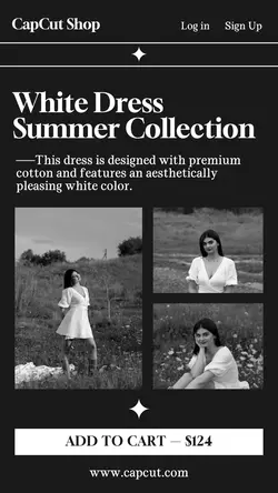 Fashion Dress Display Product Instagram Story 