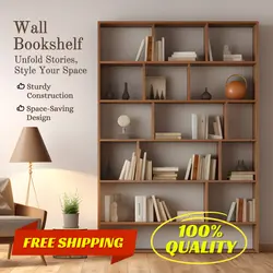 E-commerce Product Callout Furniture Wall Bookshelf