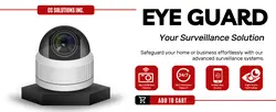 E-commerce Electronics CCTV Camera Detail Page White Red Black