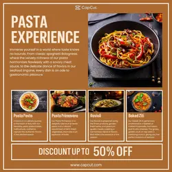 Pasta Menu Promotion Instagram Story