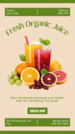Fruits Juice Sale Promotion Instagram Story